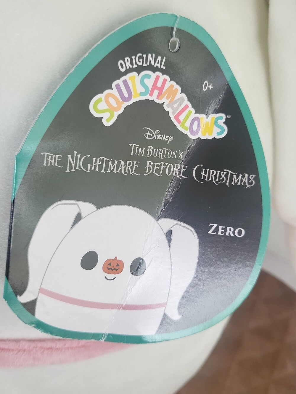NWT Squishmallows Zero Ghost Dog Nightmare Before Christmas 14" Plushie Toy 2021 - Picture 12 of 13